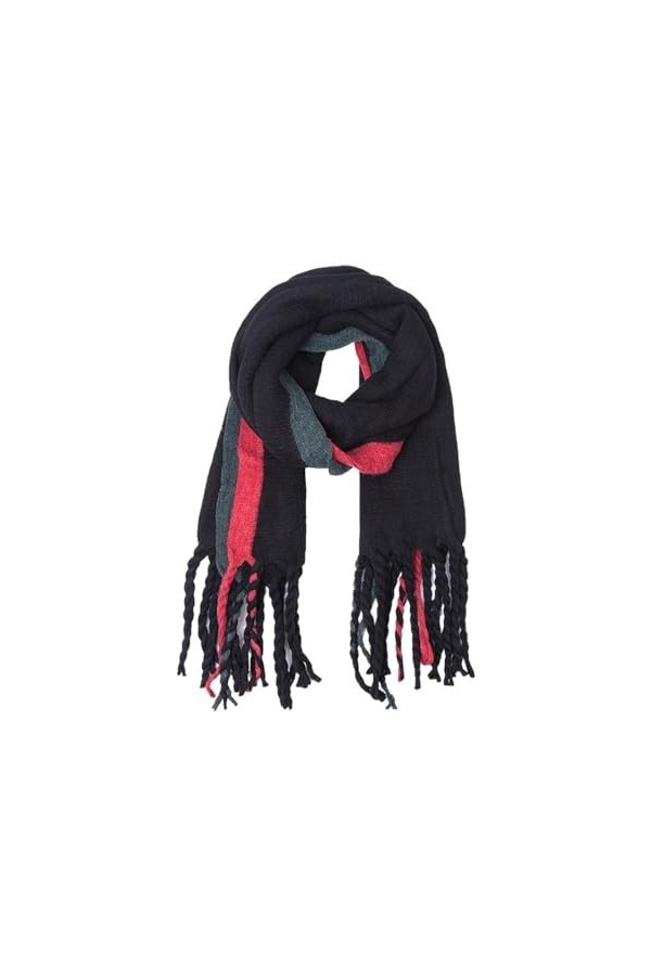SYT-MD Echarpe Femme, Foulard en tricot doux for femmes, Design chaud, châles à pampilles, couverture for emmailloter, Foular