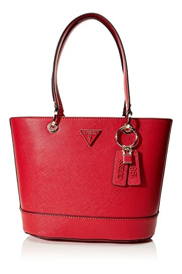 Guess, Noelle Elite Petit sac fourre-tout Femme, Rouge romain, Taille unique