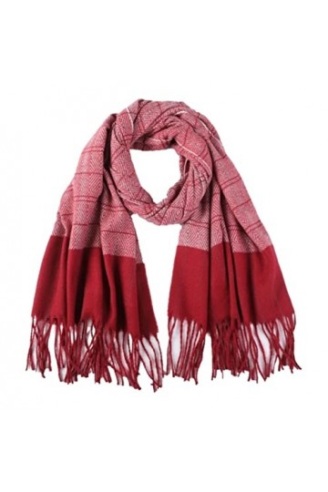 Echarpe Foulard Femmes Écharpe Unisexe Écharpes Décontracté Simple Écharpe Dames Hiver Chaud Écharpe Hiver Color : Rood, Siz