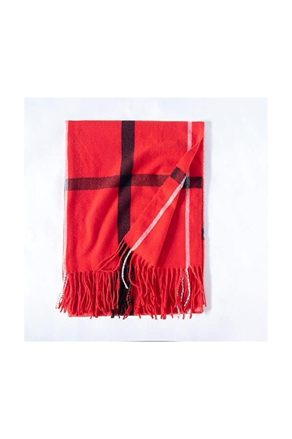 LuisFranklin Foulard Femme Echarpe Soie Cheveux Dames Longues DÉcharpe De Châle De Plaid Épais Chaud De Mode De Luxe avec de