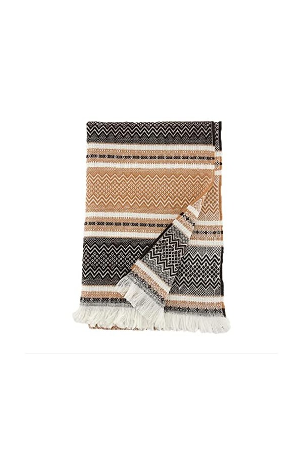 LuisFranklin Foulard Femme Echarpe Soie Cheveux Écharpe Femmes Chaud Plaid Carré Écharpe Femmes Écharpe Wrap Épais Doux Géomé