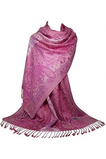 GFM® Écharpe style pashmina motif floral cachemire mosaïque MSC-B , Msc2-crsglb