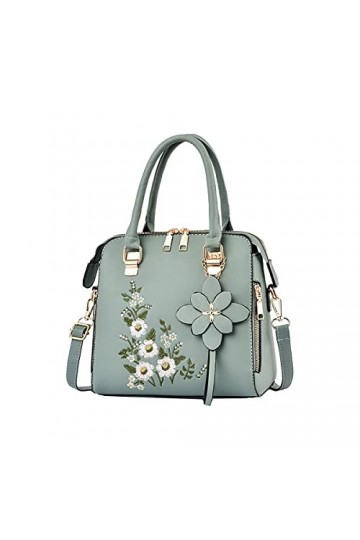 NIYUTA® Sacs portés Main Femme modeSimplicité brodé Sacs bandoulière Sac a Main Vert