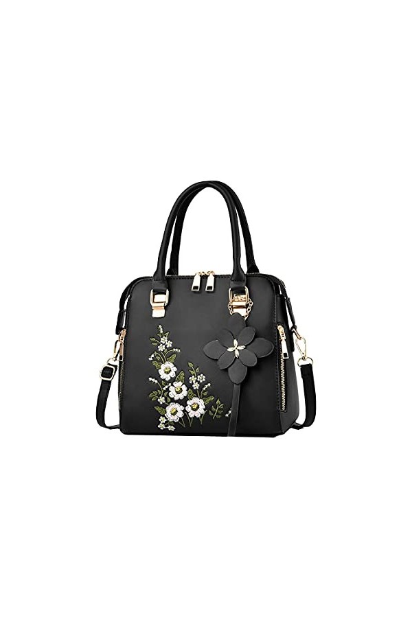 NIYUTA® Sacs portés Main Femme modeSimplicité brodé Sacs bandoulière Sac a Main Vert