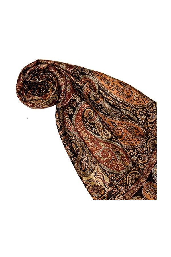 LORENZO CANA Pashmina de 100% viscose pour la femme – écharpe avec les mesures de 70 x 200 cm - une étole attrayante et noble