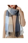 S.Young Écharpe Femmes Élégant Cachemire Foulards Pashmina Pour Automne Hiver Écharpea Chaud de Grande Taille, 200 * 70 cm