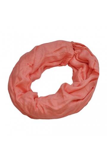 TOUTACOO, Pashmina Très Doux, Echarpe, Foulard, Chèche, Châle - Couleur Corail