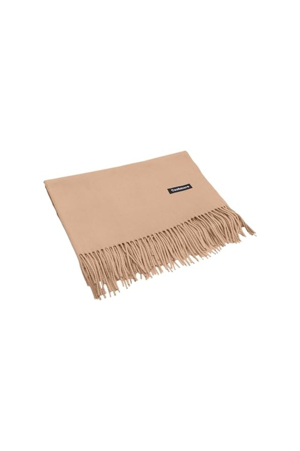 Écharpe et bonnet pour homme - Écharpe pashmina - Foulards et enveloppements pour robes de soirée - Mode dhiver - Doux et ch