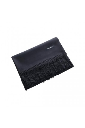 Écharpe en cachemire pour homme et femme - Bleu - Écharpe pashmina - Foulards et enveloppements pour robes de soirée - Mode d