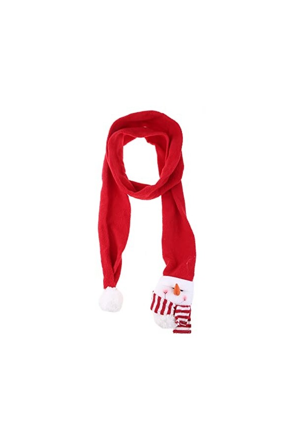 Frotox Écharpe de Noël pour enfants - Écharpe dhiver pour femme - Cache-cou épais - Longue écharpe pashmina - Tenue parent-e