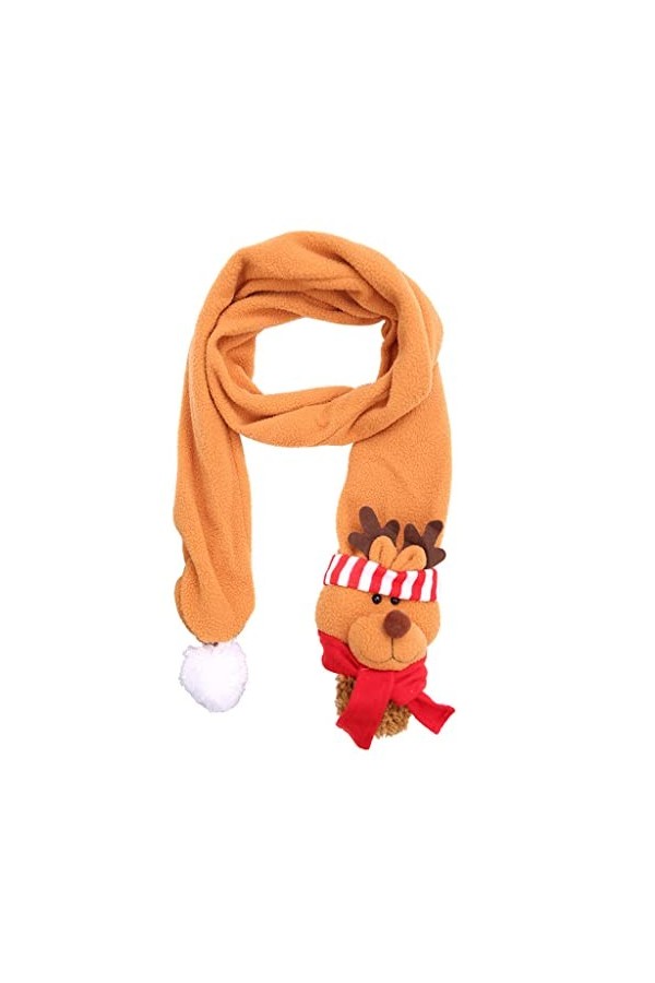 Frotox Écharpe de Noël pour enfants - Écharpe dhiver pour femme - Cache-cou épais - Longue écharpe pashmina - Tenue parent-e