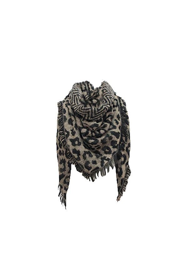 Générique écharpe Chaude Femme - Volé Cape imprimé écharpe chaude écharpe Leopard Shawl longues écharpes écharpe dhiver écha