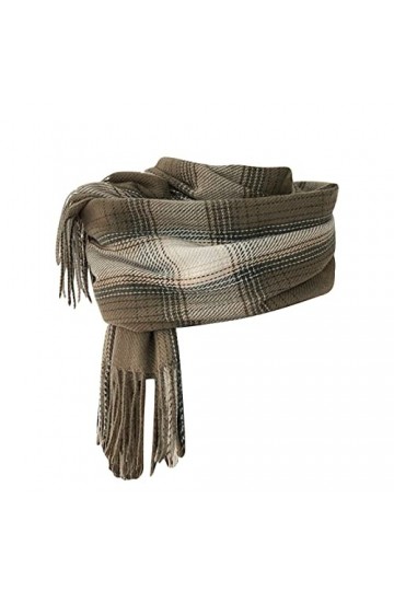 Allbestop Echarpe Femme Écharpe À Carreaux Gaufre Classique,Bonnet Hiver Homme Foulard Femme Hiver Echarpe Laine Femme Pashmi