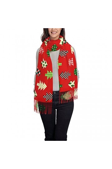 Wpamlrta Châle pashmina pour femme - Style patchwork - Grande écharpe douce en cachemire, noir 2, taille unique