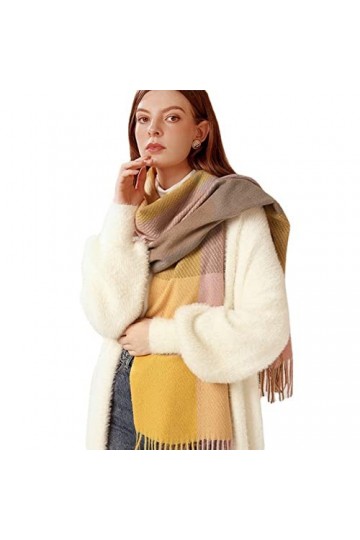 DURINM Écharpe Femme Cachemire Hiver Chaud Pashmina Châles et Châles pour Robes de Soirée Châle de Mariage Écharpe Hiver Gran