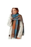 DURINM Écharpe Femme Cachemire Hiver Chaud Pashmina Châles et Châles pour Robes de Soirée Châle de Mariage Écharpe Hiver Gran