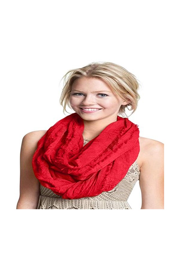 CJ Apparel Vert Foncé Mobius Infinity Scarf Secondes Snood Cowl Tube circulaire Eternity Châle Pashmina NOUVEAU
