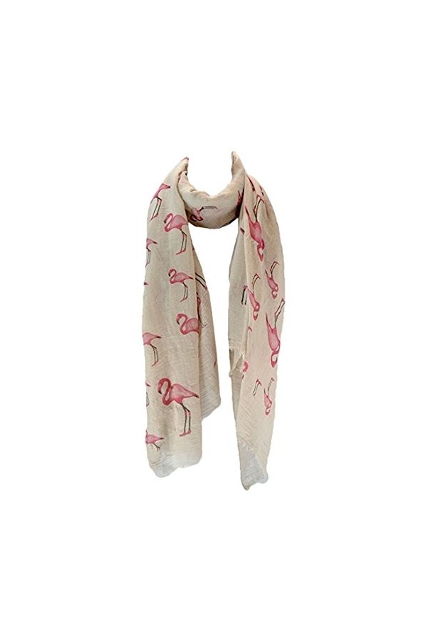 Écharpe de Noël au motif de licorne ou flamant rose, en coton -&nbsp;Écharpe/Pashmina - À mettre de dans les chaussures à Noël - V