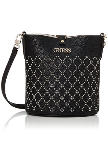 GUESS Amara Sac Femme, Noir, Taille unique