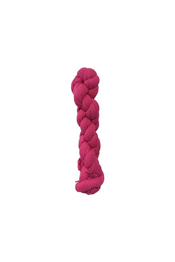 TOUTACOO, Foulard, Echarpe, Chèche Torsadé en Coton - Mixte - Couleur Fushia