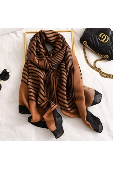 Luxe Femmes Marque écharpe en Coton Grands châles Pashmina Hijab Foulard Echarpe Design Impression Dame Plage volé Foulards