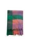 Pashmina Foulard Femme Automne Hiver Écharpe Classique à Pampilles Plaid Châle Chaude Douce Épaisse Grand Doudou Garçon Échar