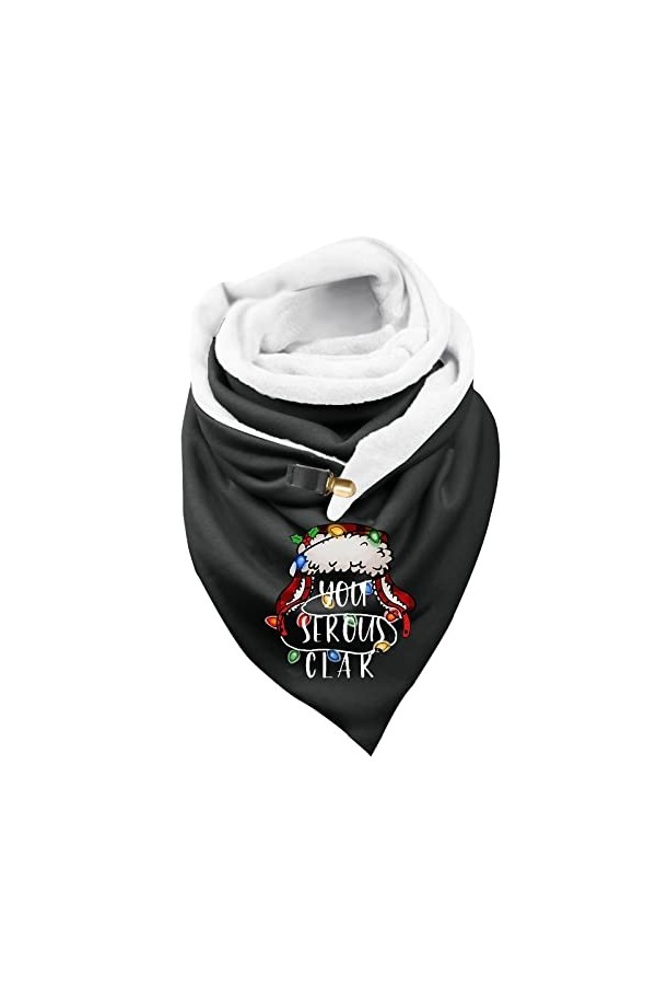 Écharpe Loop Femme Noël Graphique Puff Printing Blank Custom Logo Sweatshirts Grande Taille en Relief Femmes Hoodies O Écharp