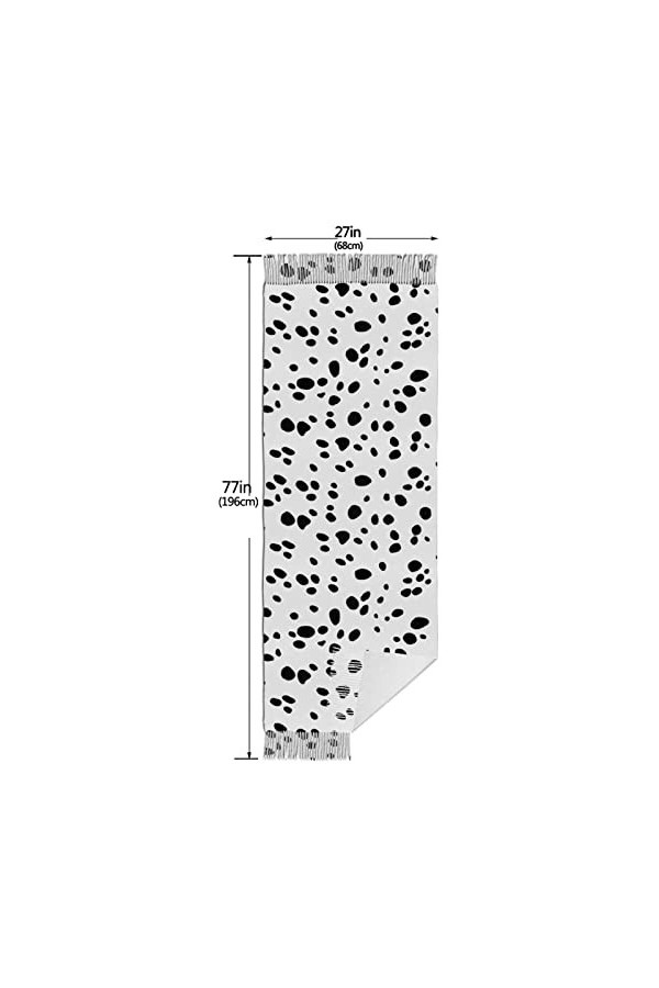 Générique Écharpe chaude pour femme chien dalmatien imprimé confortable long châle hiver doux couverture écharpe, Dalmation-