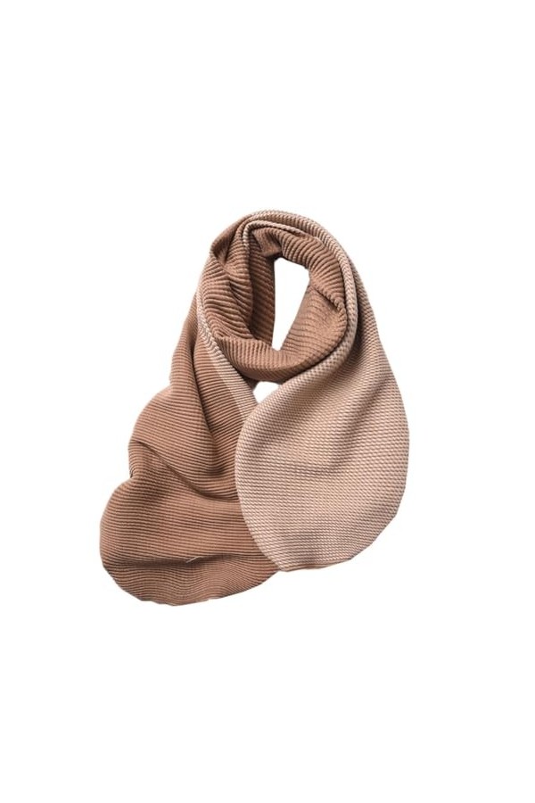 Vobozeany Femme Écharpe Pashmina Grande Foulard Chaud Hiver Tendance Longues Châle Etole Elégant Écharpe à Carreaux avec Fran