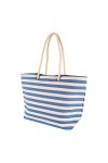 1x Océan Profond 55cm x 36cm Grand Sac de Plage en Toile à Rayures - de Voyage Vacance Achats Client Sac à Main - par Nicola 