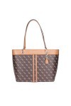 GUESS SICILY WG849027 sac à bandoulière tissé cognac crossbody