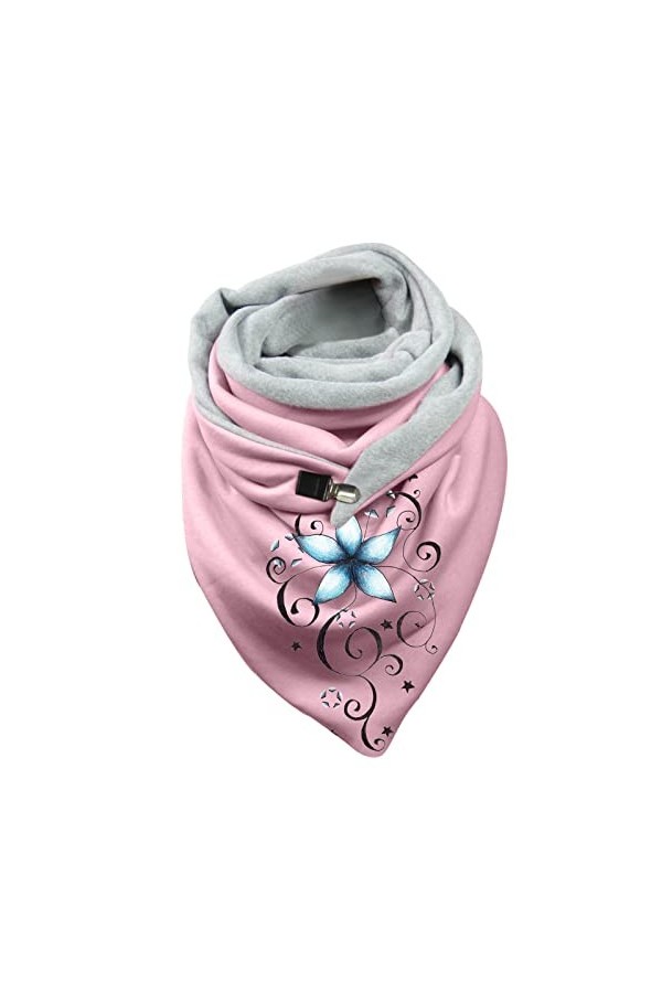 LANSKIRT Echarpe Hiver, Echarpe Triangle Femme Echarpe Hiver Chaud ÉCharpe Hiver Chaud ChâLes ÉCharpe Écharpe Triangle Femme 