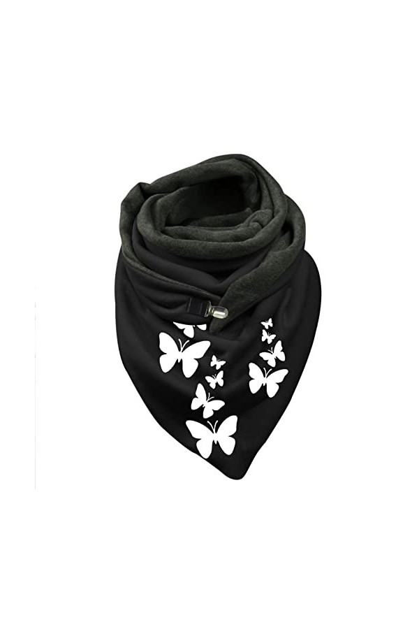 LANSKIRT Echarpe Hiver, Echarpe Triangle Femme Echarpe Hiver Chaud ÉCharpe Hiver Chaud ChâLes ÉCharpe Écharpe Triangle Femme 