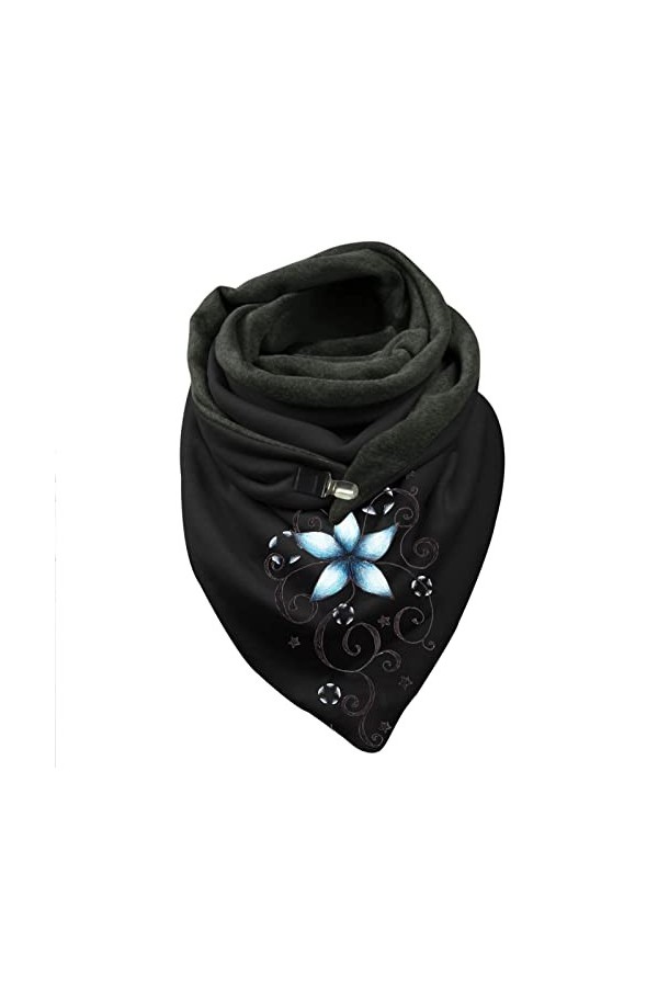 LANSKIRT Echarpe Hiver, Echarpe Triangle Femme Echarpe Hiver Chaud ÉCharpe Hiver Chaud ChâLes ÉCharpe Écharpe Triangle Femme 