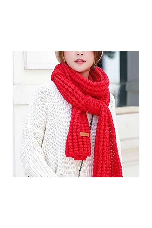 IQYU Mainzer Fastnacht Écharpe dhiver multicolore Kint Feel Pashmina écharpes Wraps Élasticité Écharpe légère Écharpe chaude