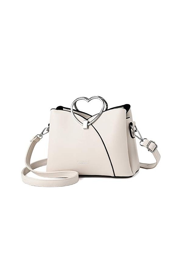 NICOLE & DORIS Sac à Main pour Femmes Sac à Poignée Supérieure Sac de Messager en Cuir PU Sac à Bandoulière de Mode Sac Cabas