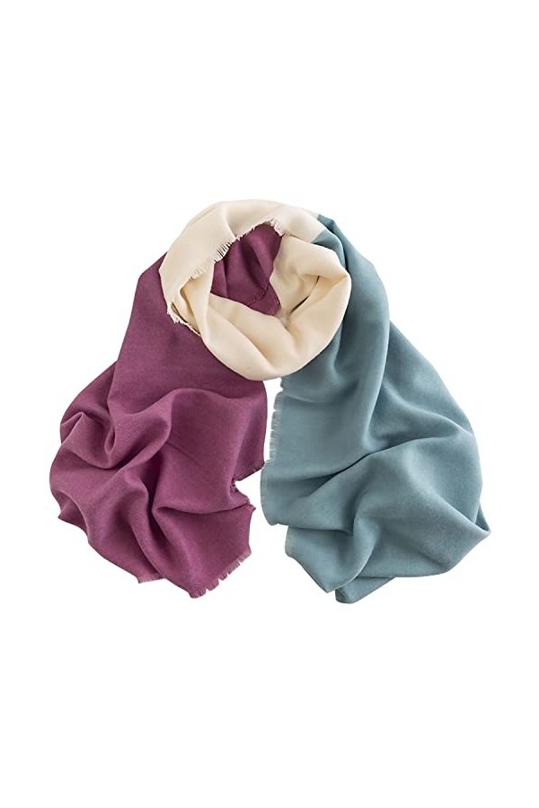 Longwu Pashmina Châle et écharpe pour femme – Écharpes pour femme, tendance, élégantes, toucher cachemire, longues et douces,
