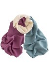 Longwu Pashmina Châle et écharpe pour femme – Écharpes pour femme, tendance, élégantes, toucher cachemire, longues et douces,