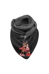 Foulard pour femme - Chaud - Automne - Couleur unie - Coton - Avec pompons - 40 + couleurs unies et à carreaux - Pashmina XL