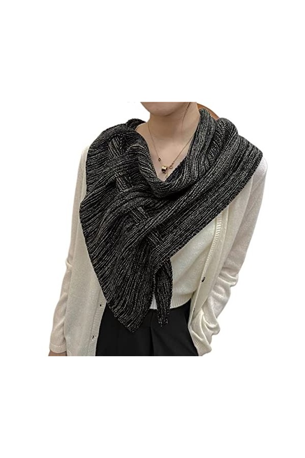 WUURAA Pour Écharpes Pour Femmes Écharpes Décoratives Enveloppe Cou Pour Croix Écharpe Pour Wrap Châle Écharpes Femmes Écharp
