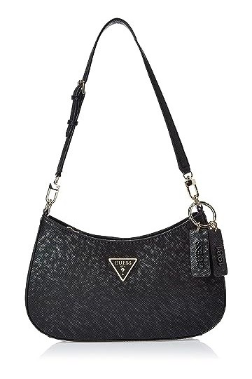 GUESS Noelle Top Zip Shoulder Bag, Women, Brun, Taille Unique