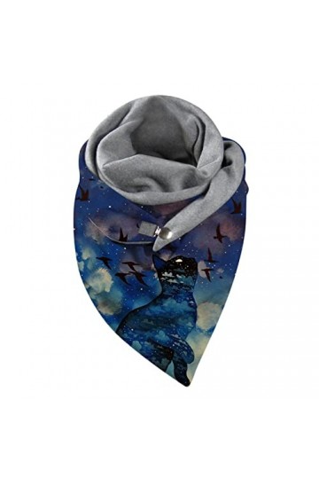 Walaka Echarpe Hiver Femme, Femme Triangle Foulard écharpe Chale Etole Chic Cheche Femme Shawl Pashmina Echarpe Personnalisée