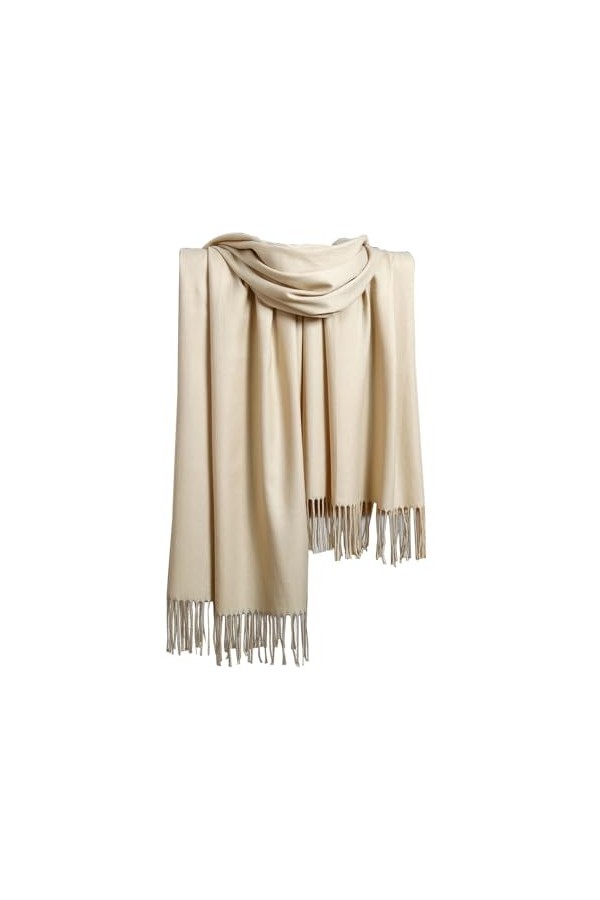 KBRPEY Femmes Écharpe Pashmina Châles Etole Écharpe Châle dHiver Chaude Longue Écharpes Couleur Elégant 200 * 70 CM pour Par