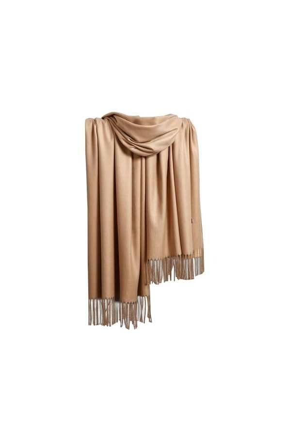 KBRPEY Femmes Écharpe Pashmina Châles Etole Écharpe Châle dHiver Chaude Longue Écharpes Couleur Elégant 200 * 70 CM pour Par