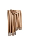 KBRPEY Femmes Écharpe Pashmina Châles Etole Écharpe Châle dHiver Chaude Longue Écharpes Couleur Elégant 200 * 70 CM pour Par