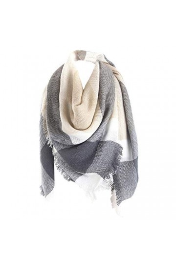 Aostar XXL Écharpe Femme, écharpe châle foulard étole pashmina en Cachemire Chaud Automne Hiver Grand Plaid Tissu Glands Foul