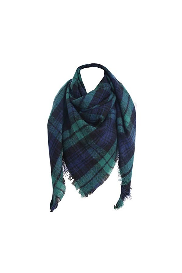 Aostar XXL Écharpe Femme, écharpe châle foulard étole pashmina en Cachemire Chaud Automne Hiver Grand Plaid Tissu Glands Foul