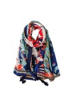 Bllatta Foulard Femme Motif de Dentelle Echarpe Châle Doux hiver chaud Foulards Chales