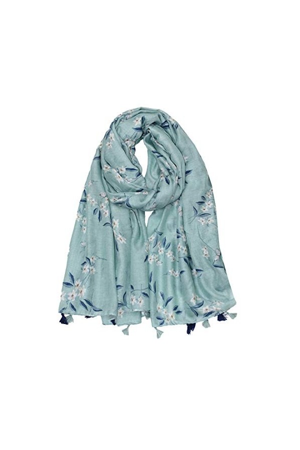 Bllatta Foulard Femme Motif de Dentelle Echarpe Châle Doux hiver chaud Foulards Chales