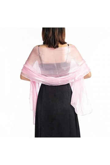 Femme Châles Etoles Echarpe Foulards en Dentelle Creuse Été Étole de Protection fes Épaules pour Mariages Mariée Bridemaids C